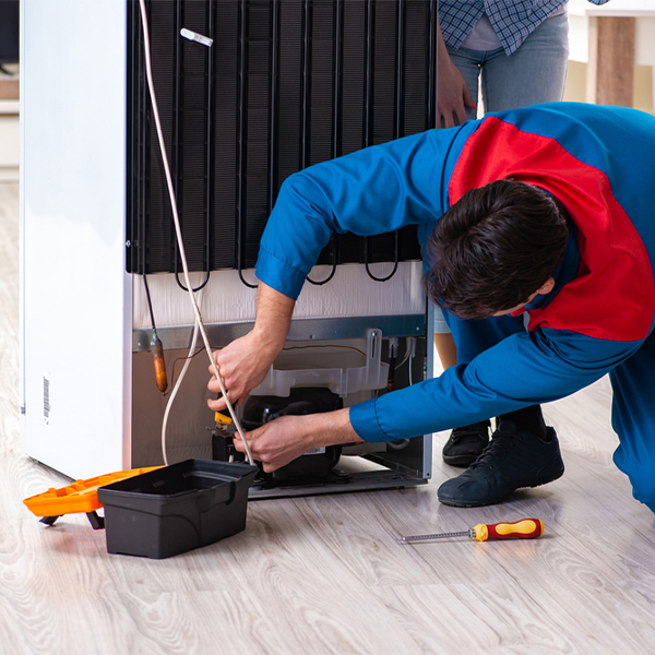 how much do you charge for refrigerator repair services in Pleasanton IA